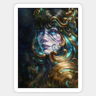 Lauluna - Protector of the Palace of Wisdom Portrait Sticker